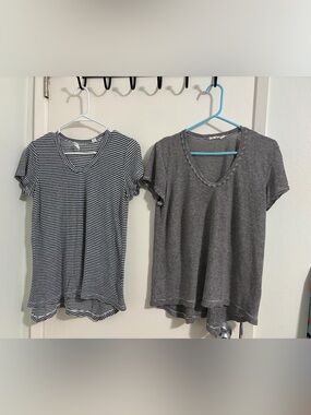 Lot of 2 WILT striped tees t-shirts XS extra-small